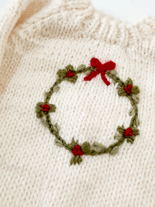 Wreath Holiday Sweater