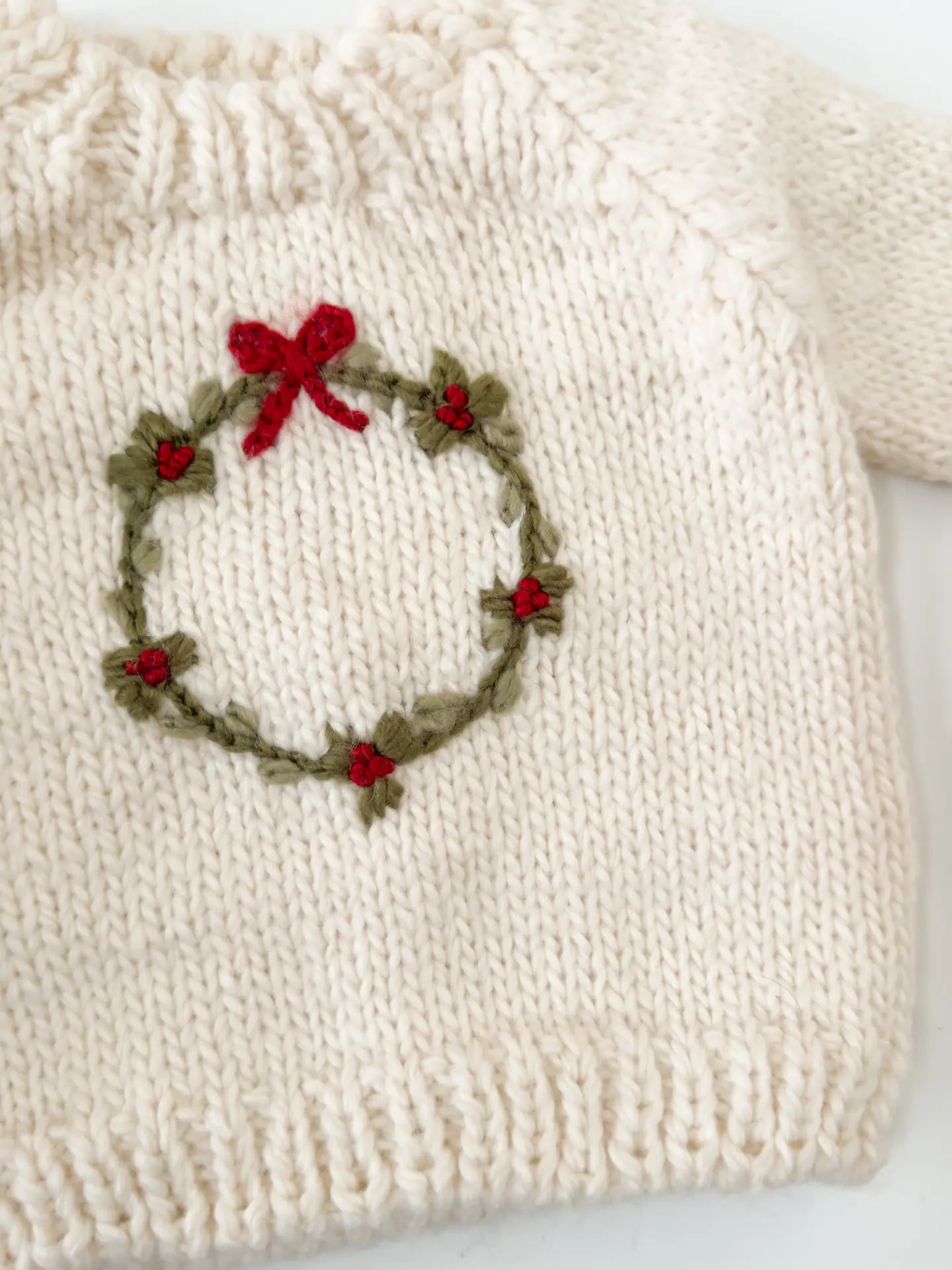 Wreath Holiday Sweater