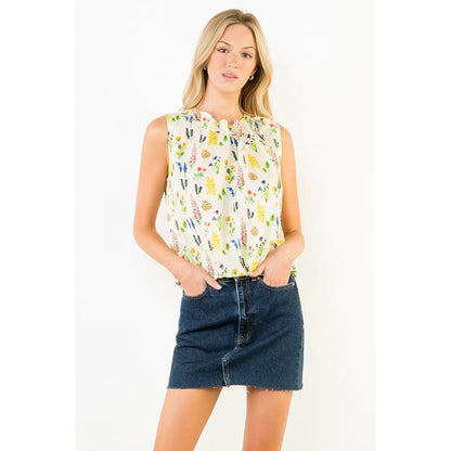 Brittany Floral Pattern Top