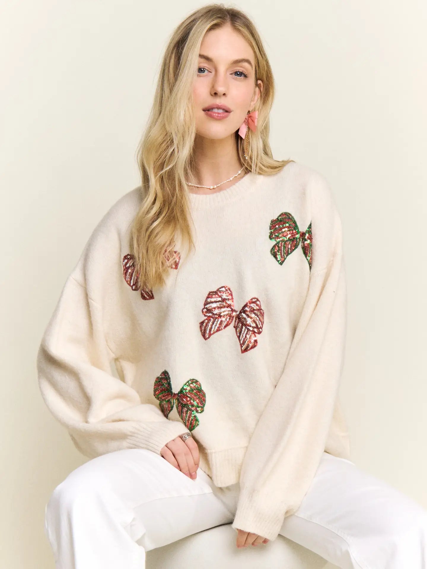 Holiday Bow Sweater