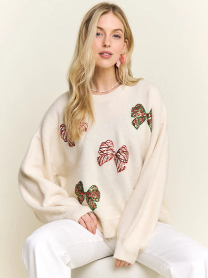 Holiday Bow Sweater