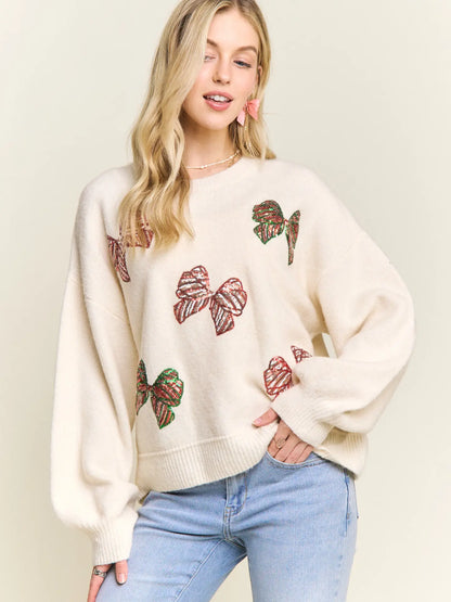 Holiday Bow Sweater