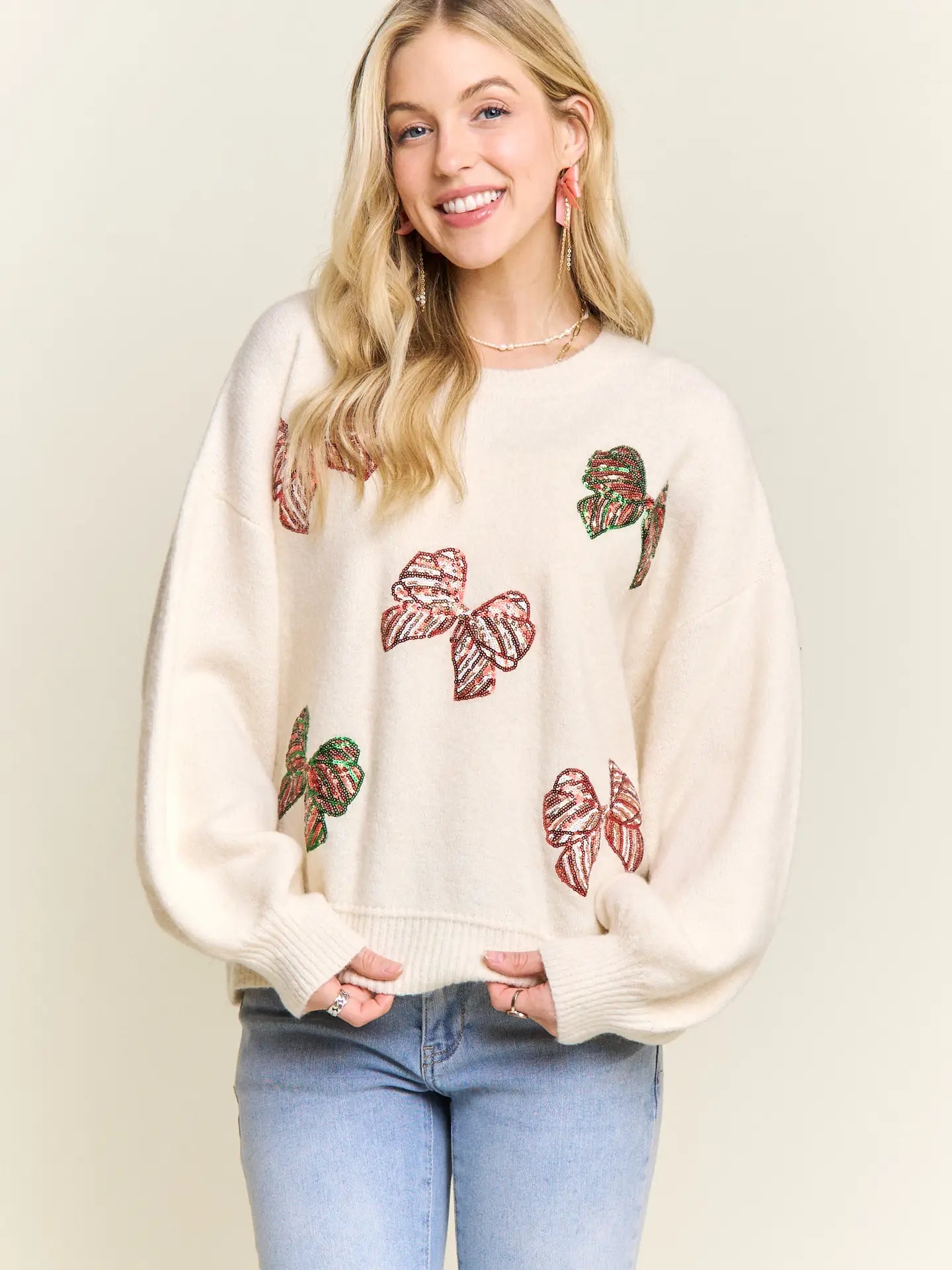 Holiday Bow Sweater