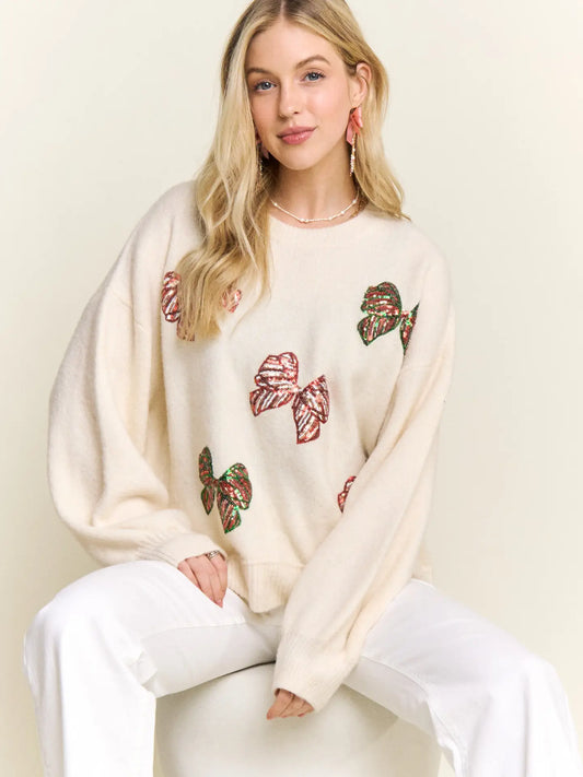 Holiday Bow Sweater