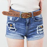 Floral Stitch Belt