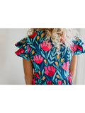 Flutter Sleeve Dress