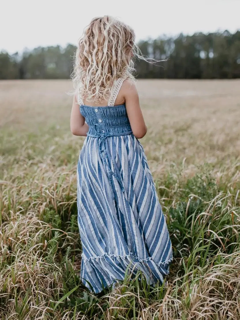 Denim Maxi Dress ~Originally $42~