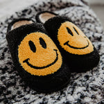 Black Smiley Slipper