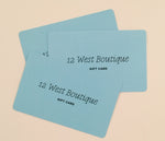 12 West Gift Card