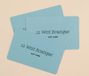 12 West Gift Card