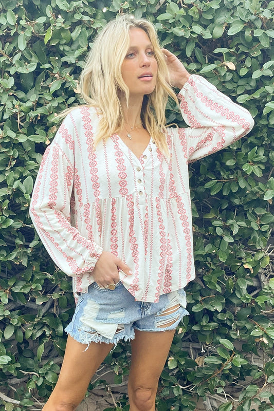 Crochet Babydoll Top