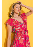 Printed Midi Dress