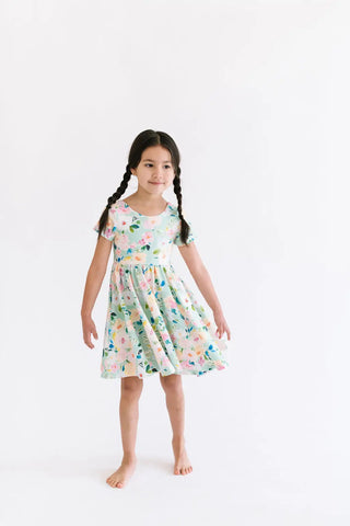 Watercolor Twirl Dress