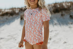 Coral Swimsuit Set
