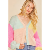 Color block Cardigan