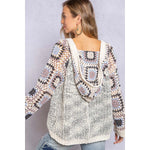 Crochet Sleeve Sweater