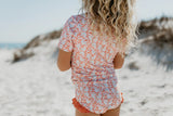 Coral Swimsuit Set