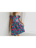 Flutter Sleeve Dress